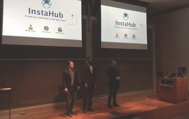 Instahub team presenting