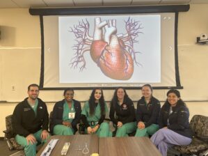 Dr. Sarah Minasyan with UC Davis cardiac surgery residents. (Image Credit: Angelica Martin, MD)