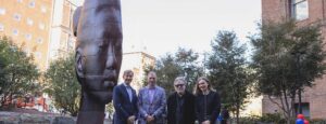 Monumental Sculpture Gifted by Wharton Alumnus